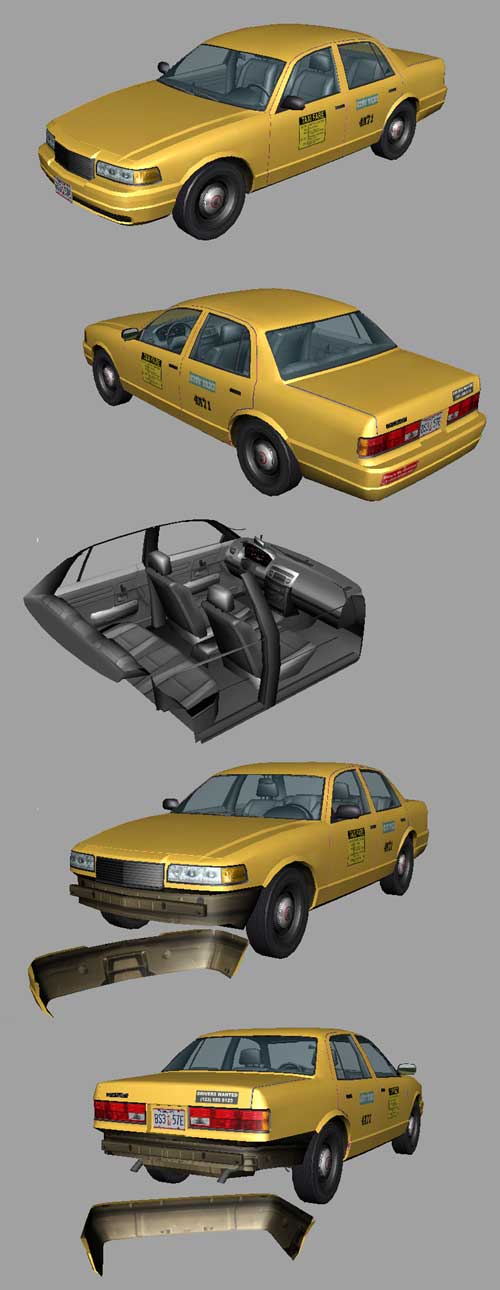 Taxi/Sedan Work In Progress