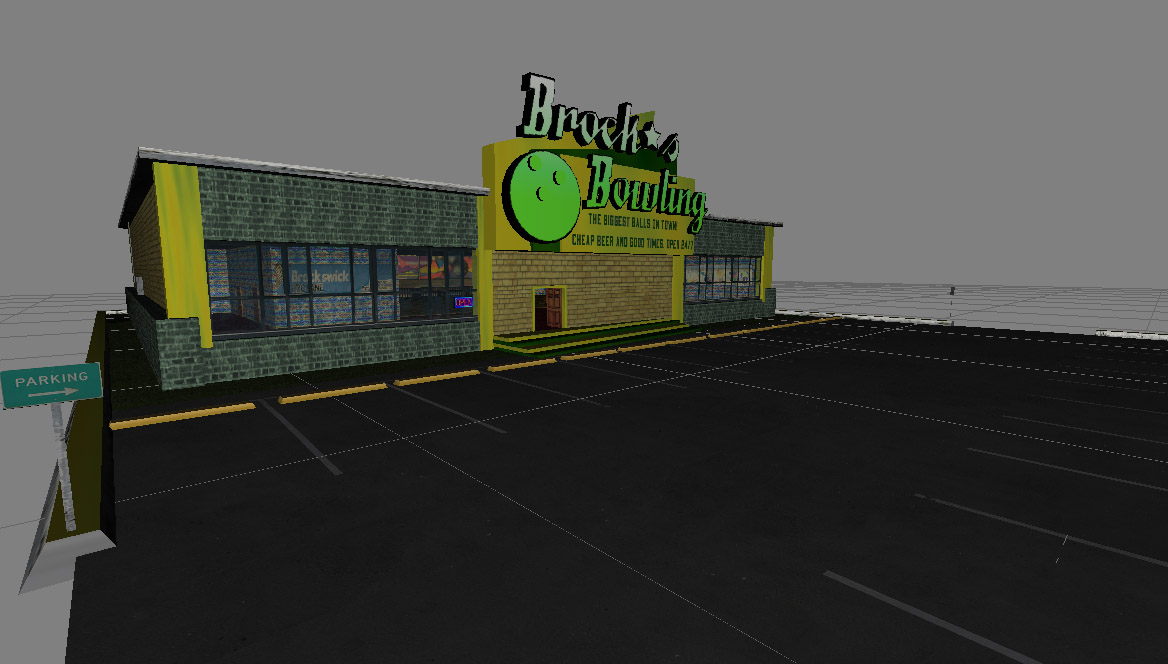 Environment Art Update #3 / Bowling Alley