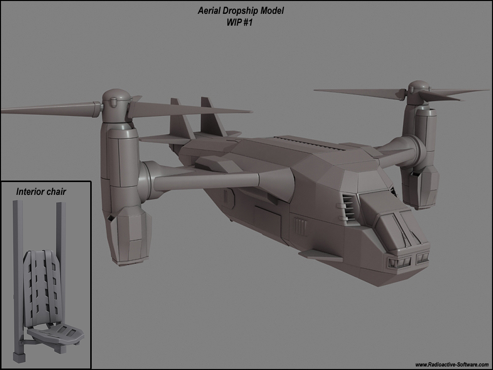 Aerial Dropship - WIP model
